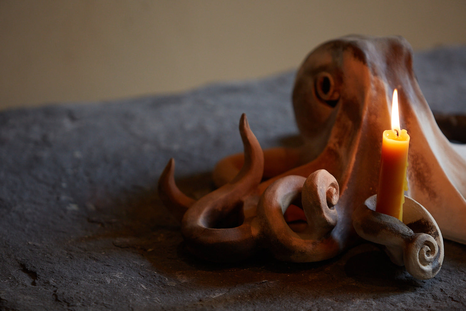 Octopus candle holder 