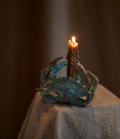 Crab candle holder by Chloé Valorso