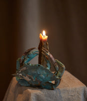 Crab candle holder by Chloé Valorso