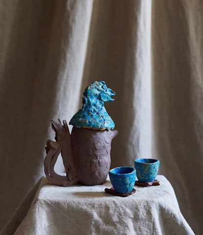 Théière Cerulean Tail II de Tülay Kulbay