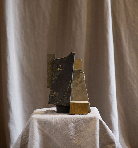 Sculpture en bois peint de Thomas Junghans