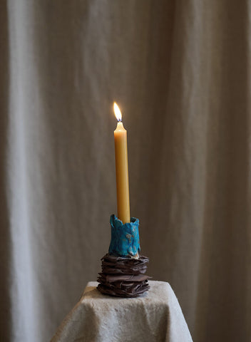 Bougeoir Cerulean Strata I de Tülay Kulbay