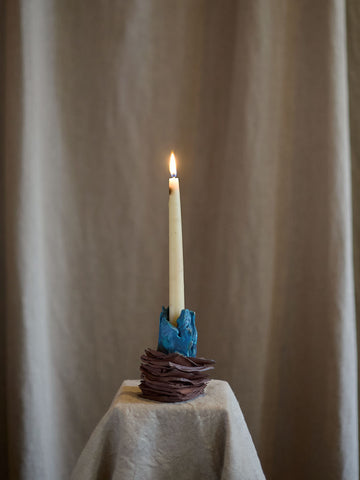 Bougeoir Cerulean Strata II de Tülay Kulbay