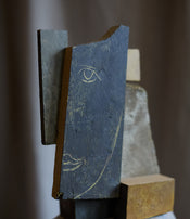 Sculpture en bois peint de Thomas Junghans