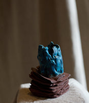 Bougeoir Cerulean Strata II de Tülay Kulbay