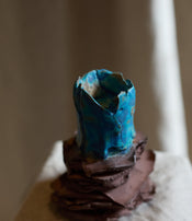 Bougeoir Cerulean Strata I de Tülay Kulbay