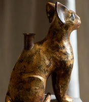 Cat candle holder by Eloïse Van der Heyden  