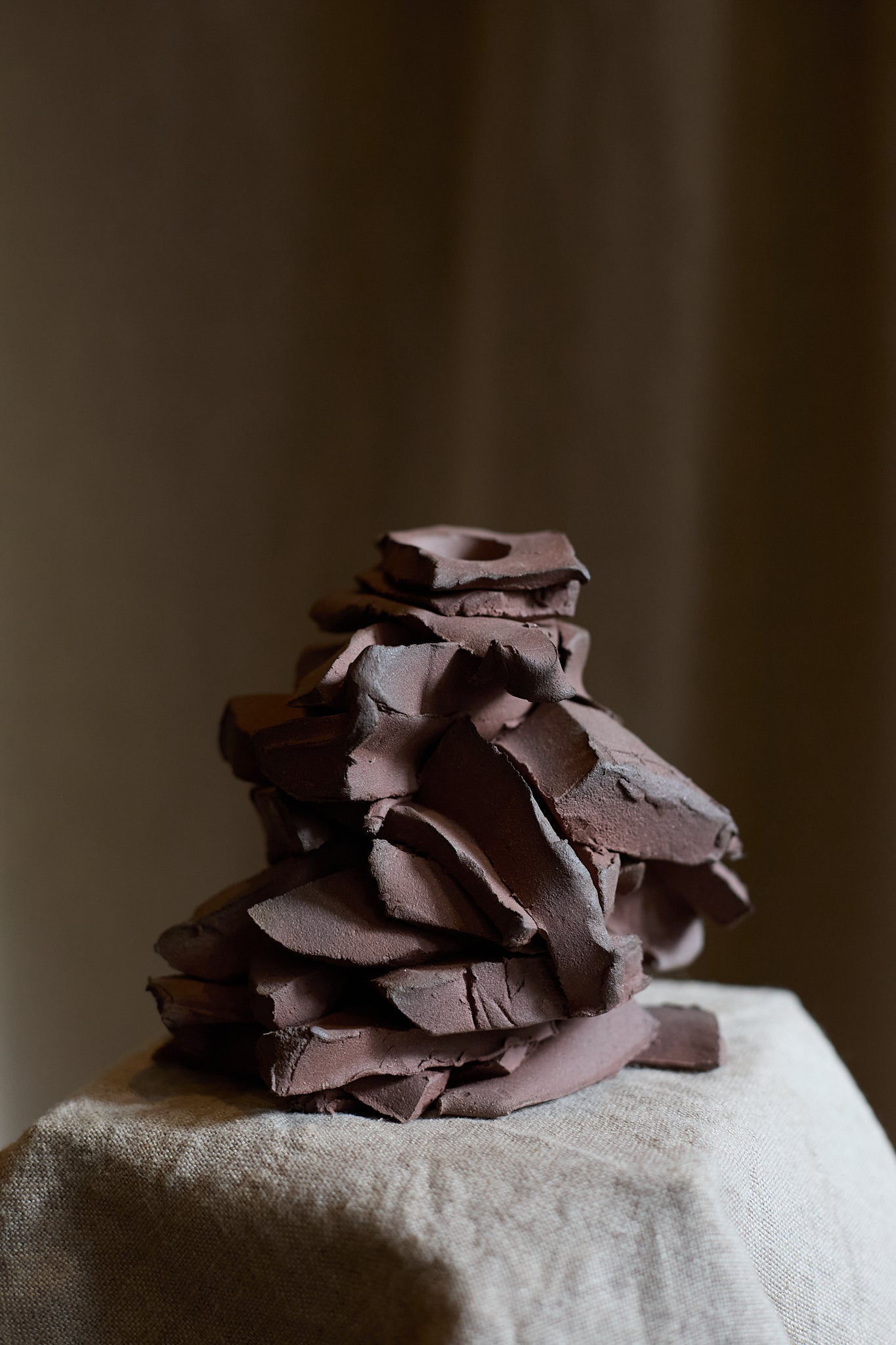 Layered Arc II candlestick by Tülay Kulbay 