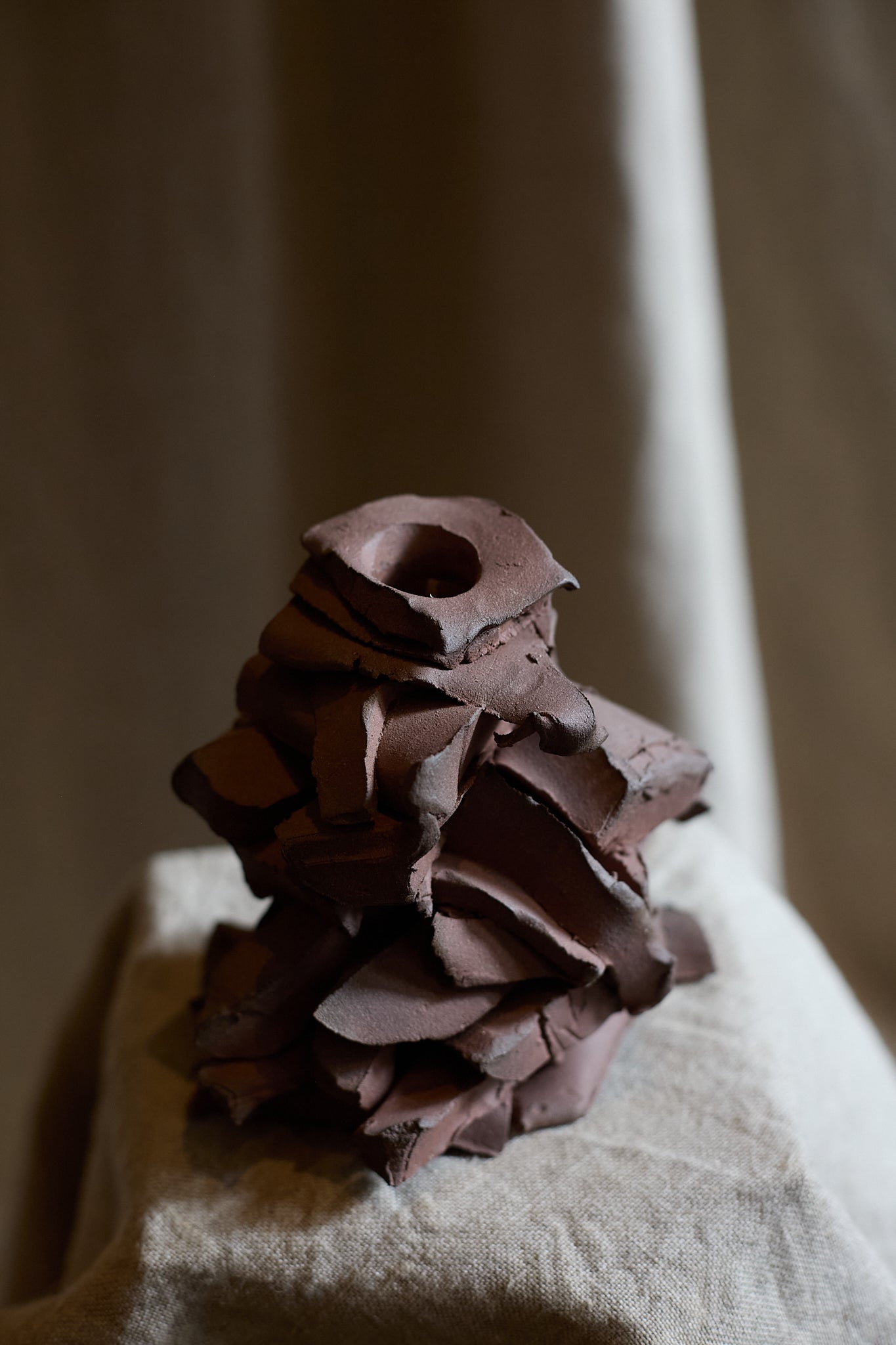 Layered Arc II candlestick by Tülay Kulbay 