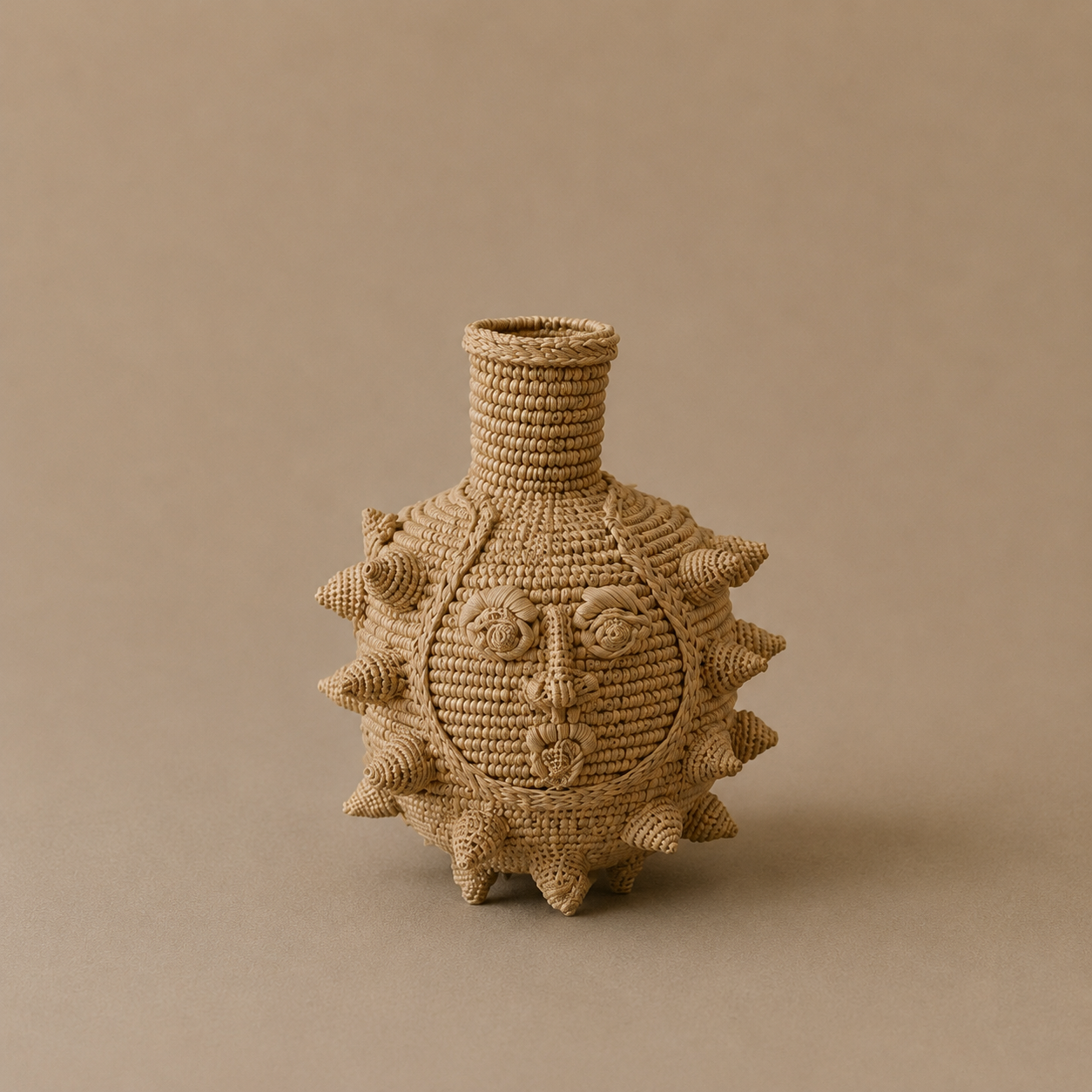 Petit vase en raphia de Natalia Brilli