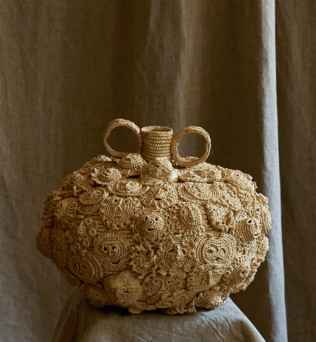 Raffia amphora by Natalia Brilli 
