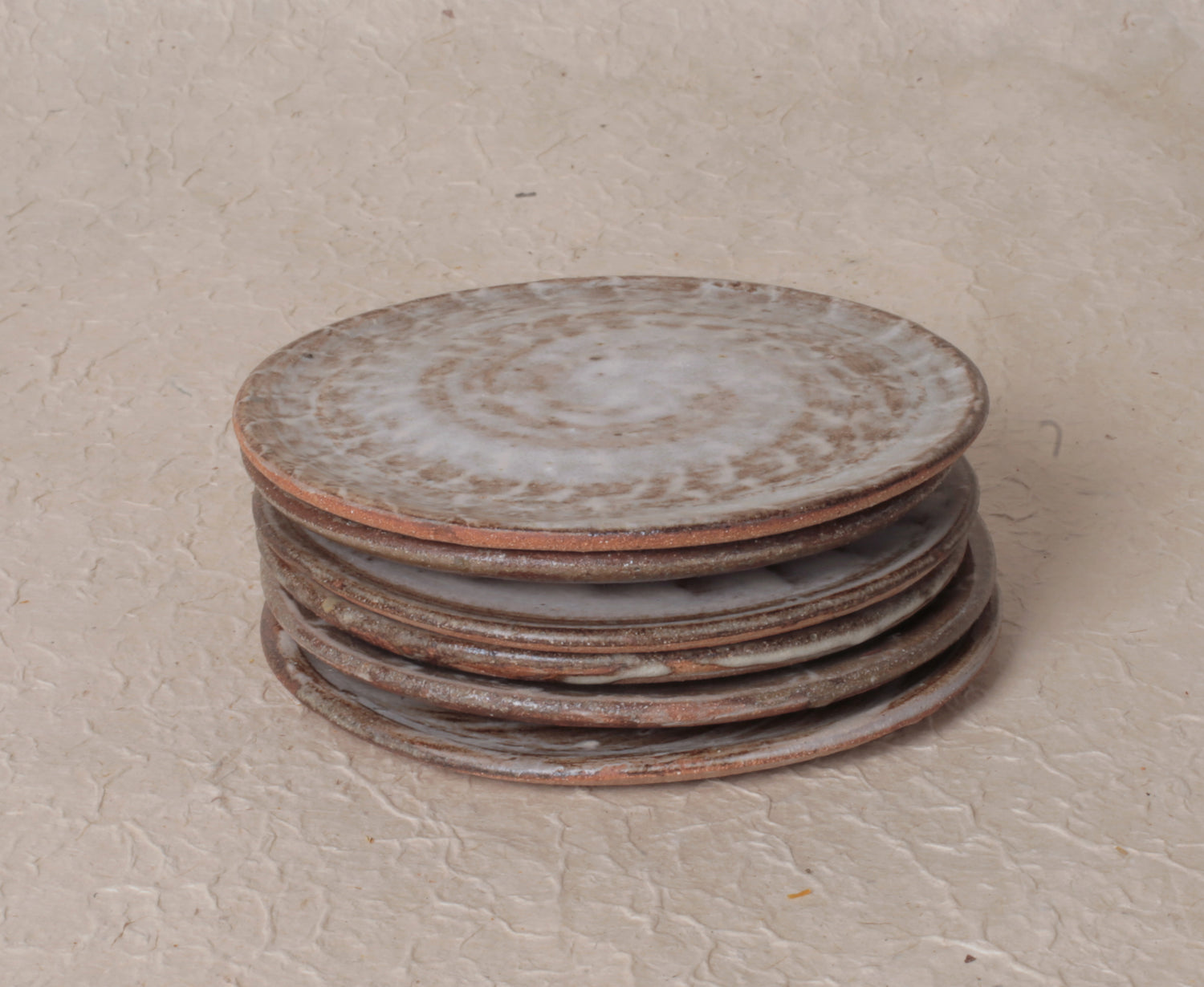 Small stoneware plates by Marie Lautrou