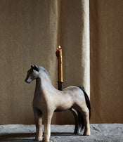 Horse candle holder by Eloïse Van der Heyden