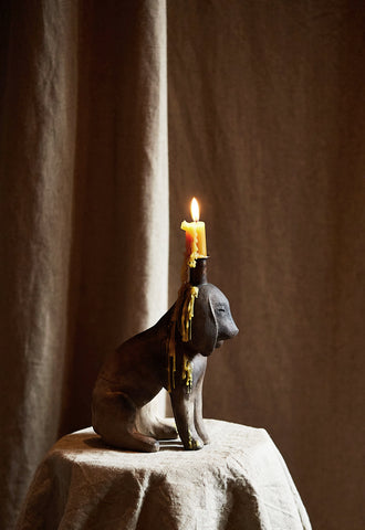 Eloise Van der Heyden Dog Candle Holder 