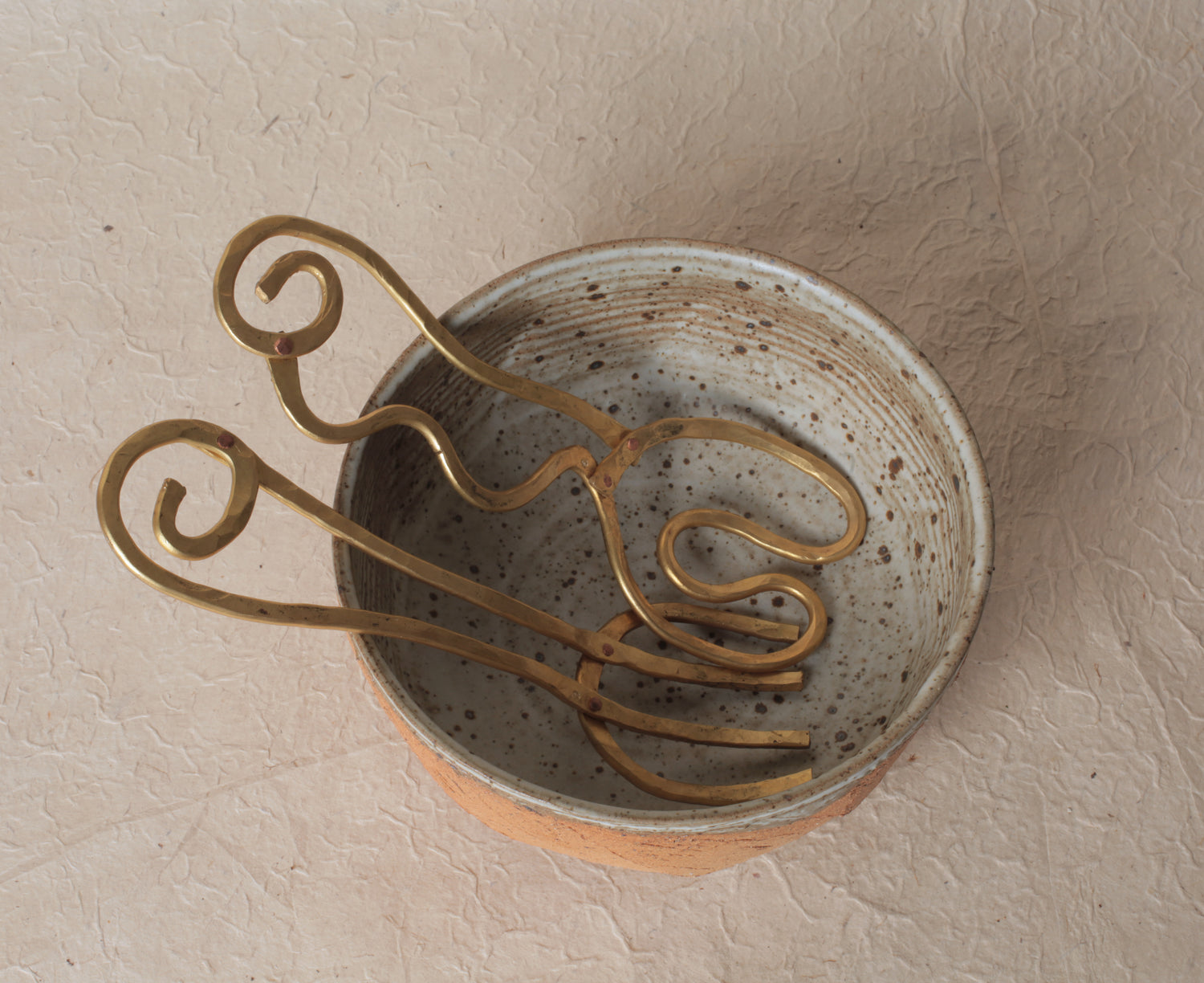 Pair of salad servers by Sebastião Lobo