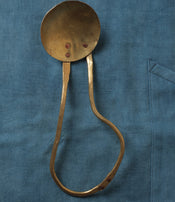 Brass serving spoon by Sebastião Lobo