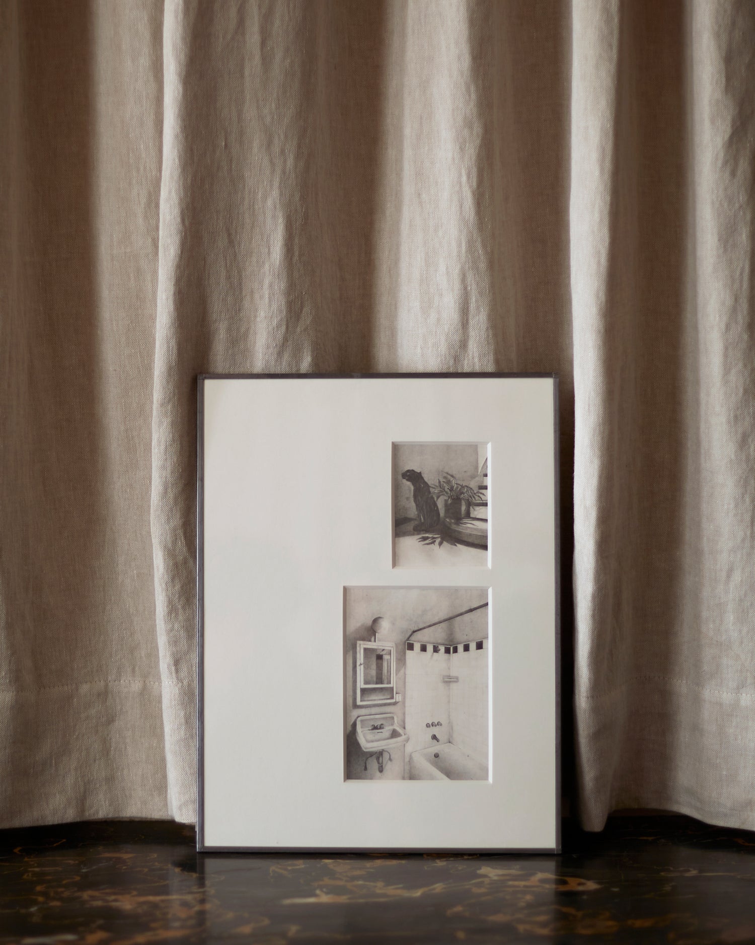 Drawing “Fiction 12” by Martinet & Texereau