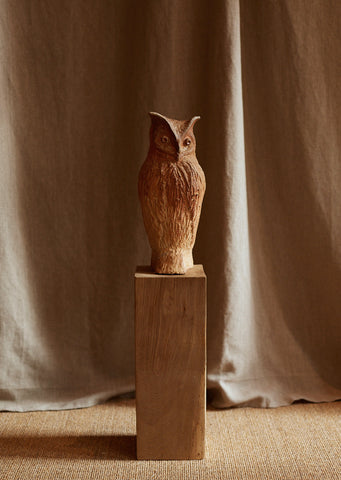 Stoneware owl by Lulu Rozay