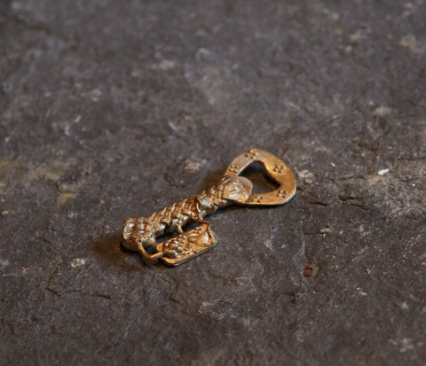 Brass bottle opener by Zoé Mohm in collaboration with l'Oeil de KO  