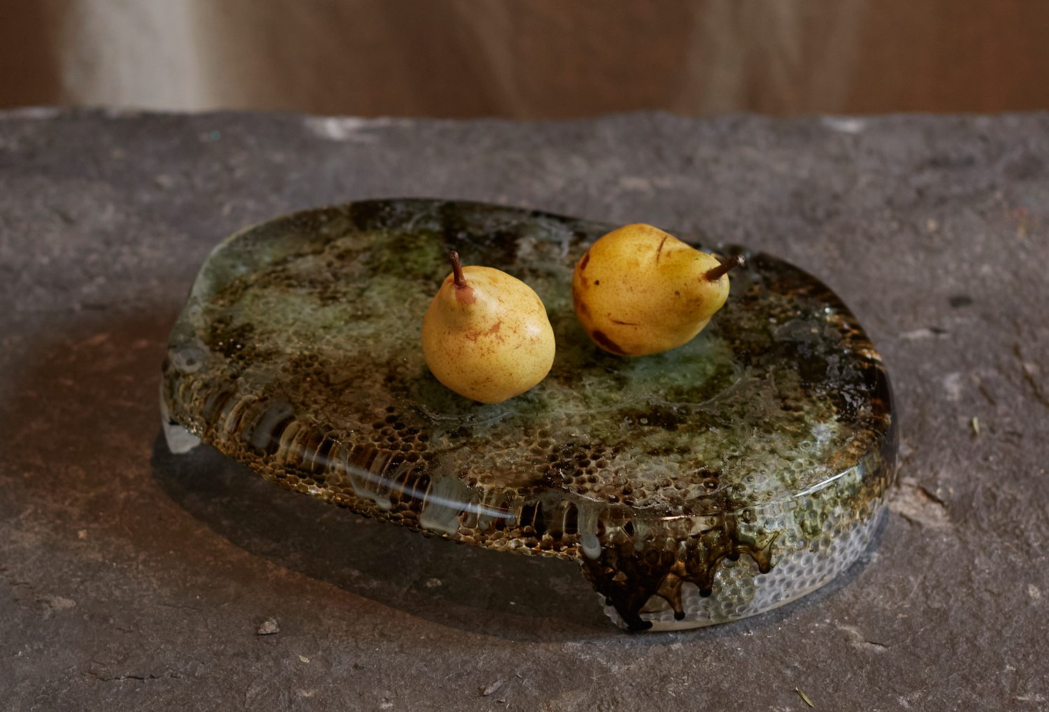 Plateau en pâte de verre de Maison Pelletier Ferruel