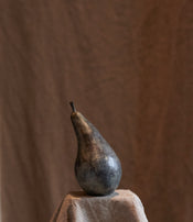 Bronze pear by Alice-Andrea Ewing 