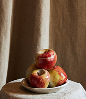 Coupe pommes rouges de Claire Lézier