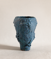 Vase "Vol Céruléen" par Tülay Kulbay