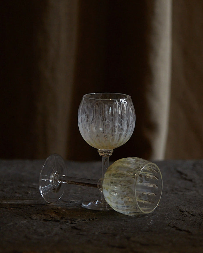 Verres à vin de Maison Pelletier Ferruel en collaboration avec l'Oeil de KO