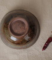 Stoneware salad bowl by Marie Lautrou