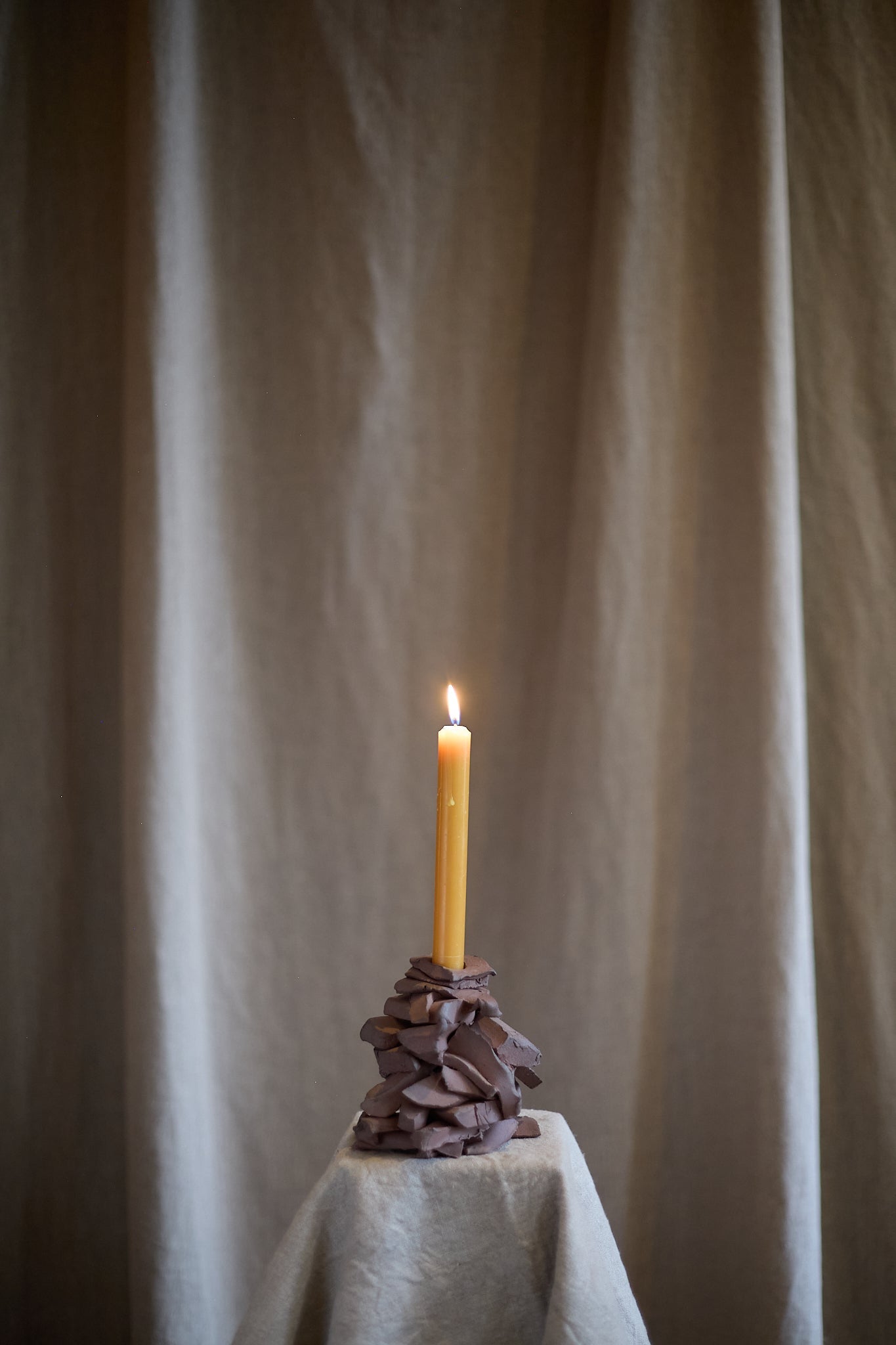 Layered Arc II candlestick by Tülay Kulbay 