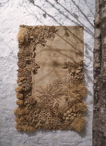 Tapisserie en raphia de Natalia Brilli