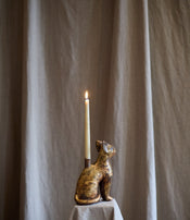 Cat candle holder by Eloïse Van der Heyden  
