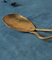 Brass serving spoon by Sebastião Lobo