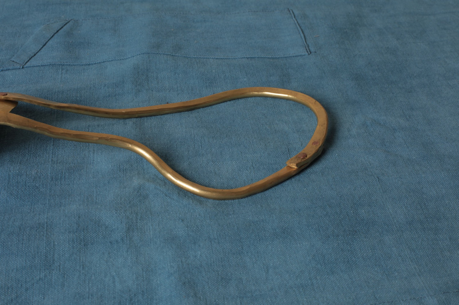 Brass serving spoon by Sebastião Lobo