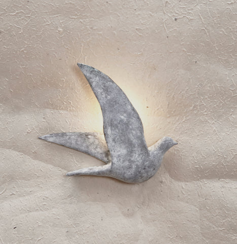 Applique oiseau en bronze d'Eloïse Van der Heyden.
