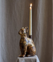 Bougeoir chat d'Eloïse Van der Heyden