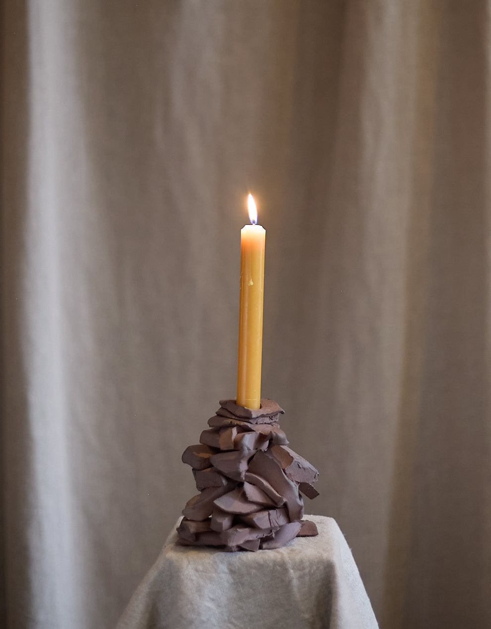 Layered Arc II candlestick by Tülay Kulbay 