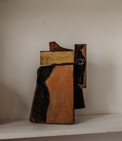 Sculpture en bois peint de Thomas Junghans