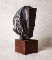 Sculpture "Little Abstract Head XII" en bronze de Thomas Junghans