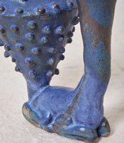 "BLUES" CANDLEHOLDER AND SOLIFLORE BY GEORGIA HARVEY